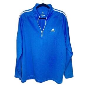 Adidas Men’s Golf 3 Stripe Shoulders French Terry Pullover Large